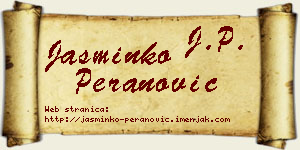 Jasminko Peranović vizit kartica